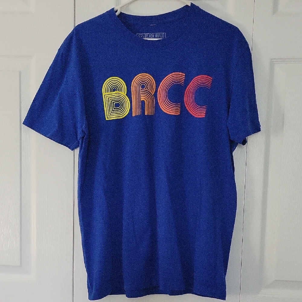 Black Rifle Coffee Company Blue Graphic T-shirt.